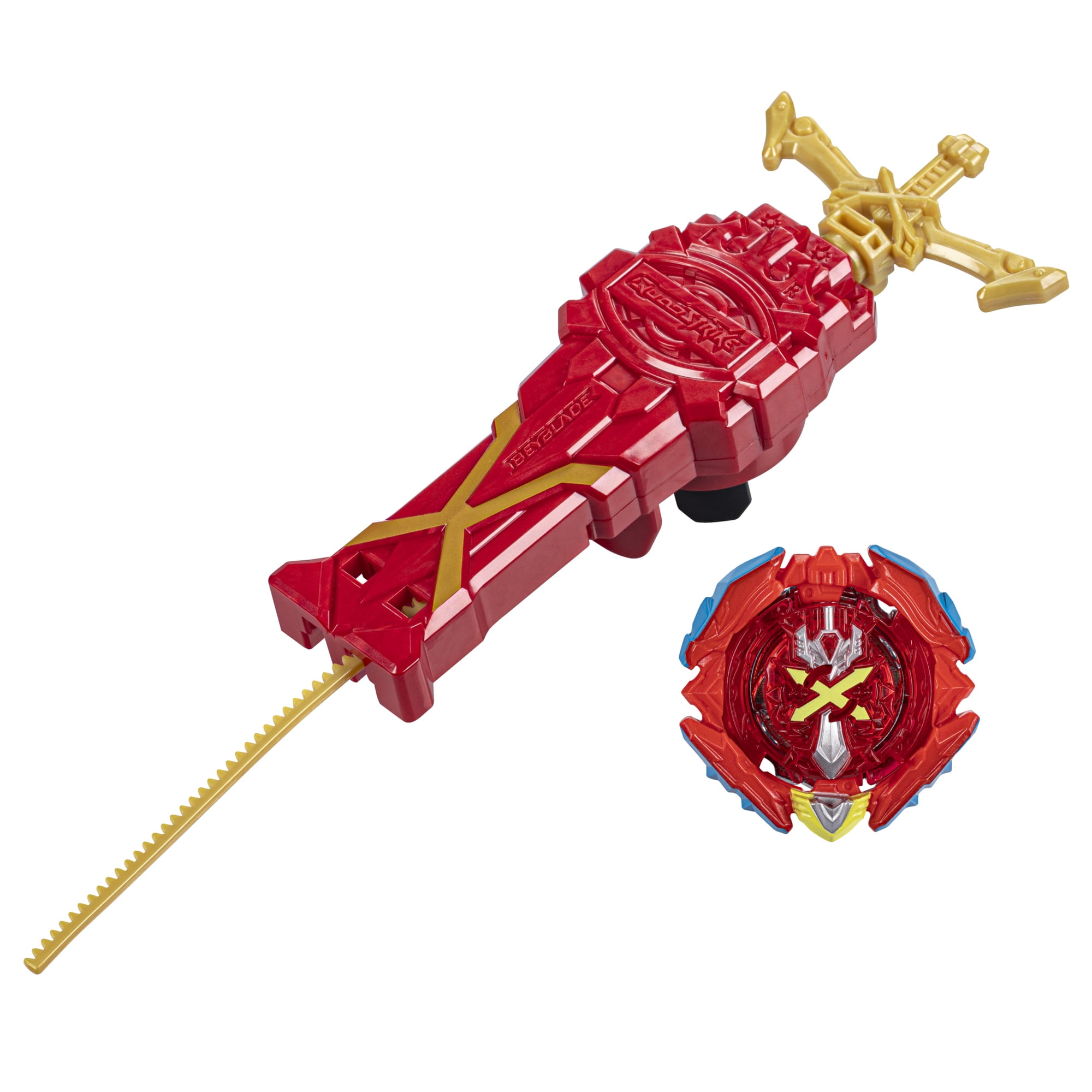 Conjuto de Piões Beyblade Burst QuadStrike - Ultimate Evo Valtryek V8 e  Divine Xcalius X8 - F6816 - Hasbro