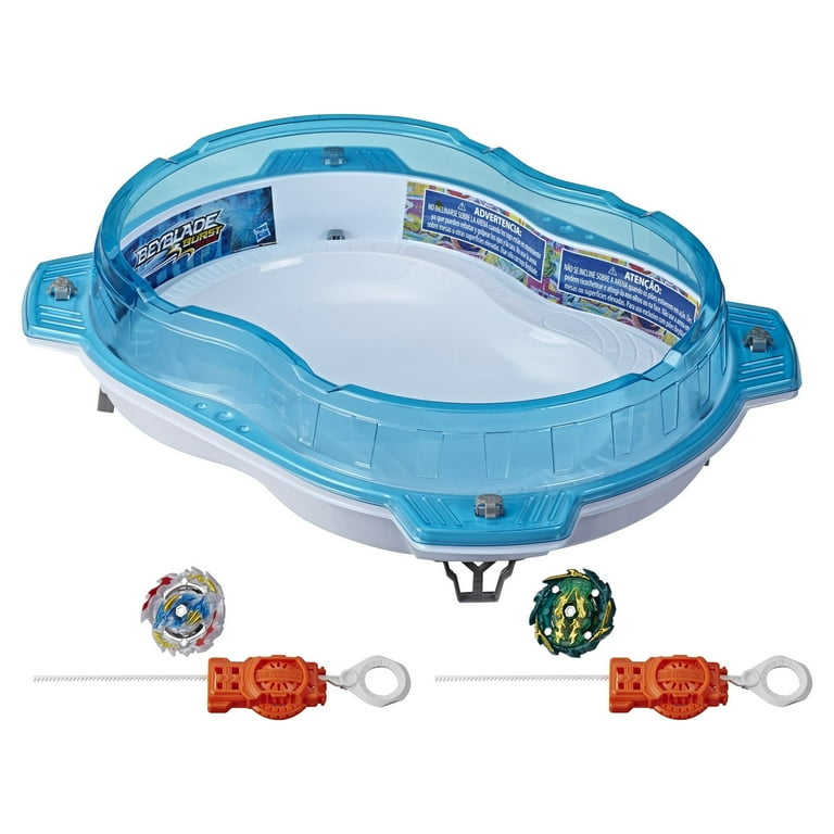 Beyblade Burst 大量　トップスとスタジアムセット Beyblade Burst QuadStrike Light Ignite Battle Set, Beyblade