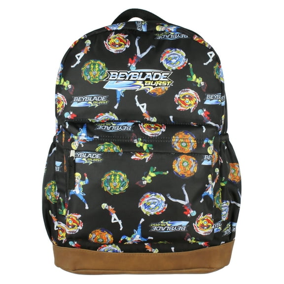 Beyblade Burst Backpack Spinner Top All-Over Characters Anime Pattern School Book Bag