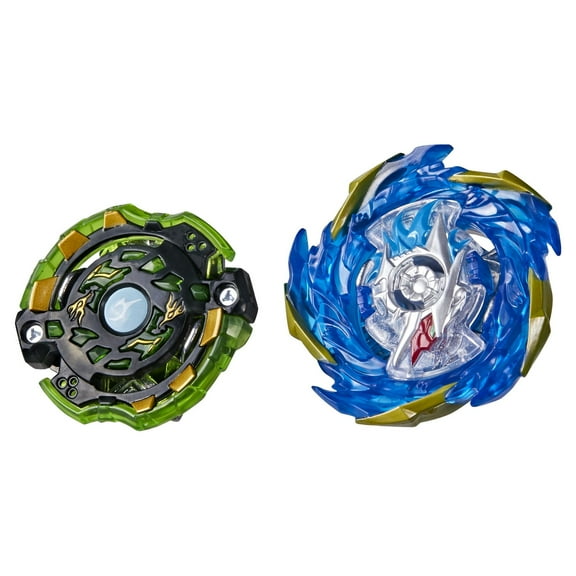 Beyblade Burst Surge Speedstorm Evo Helios Blazebringer and Jormuntor J6 Spinning Top Pack