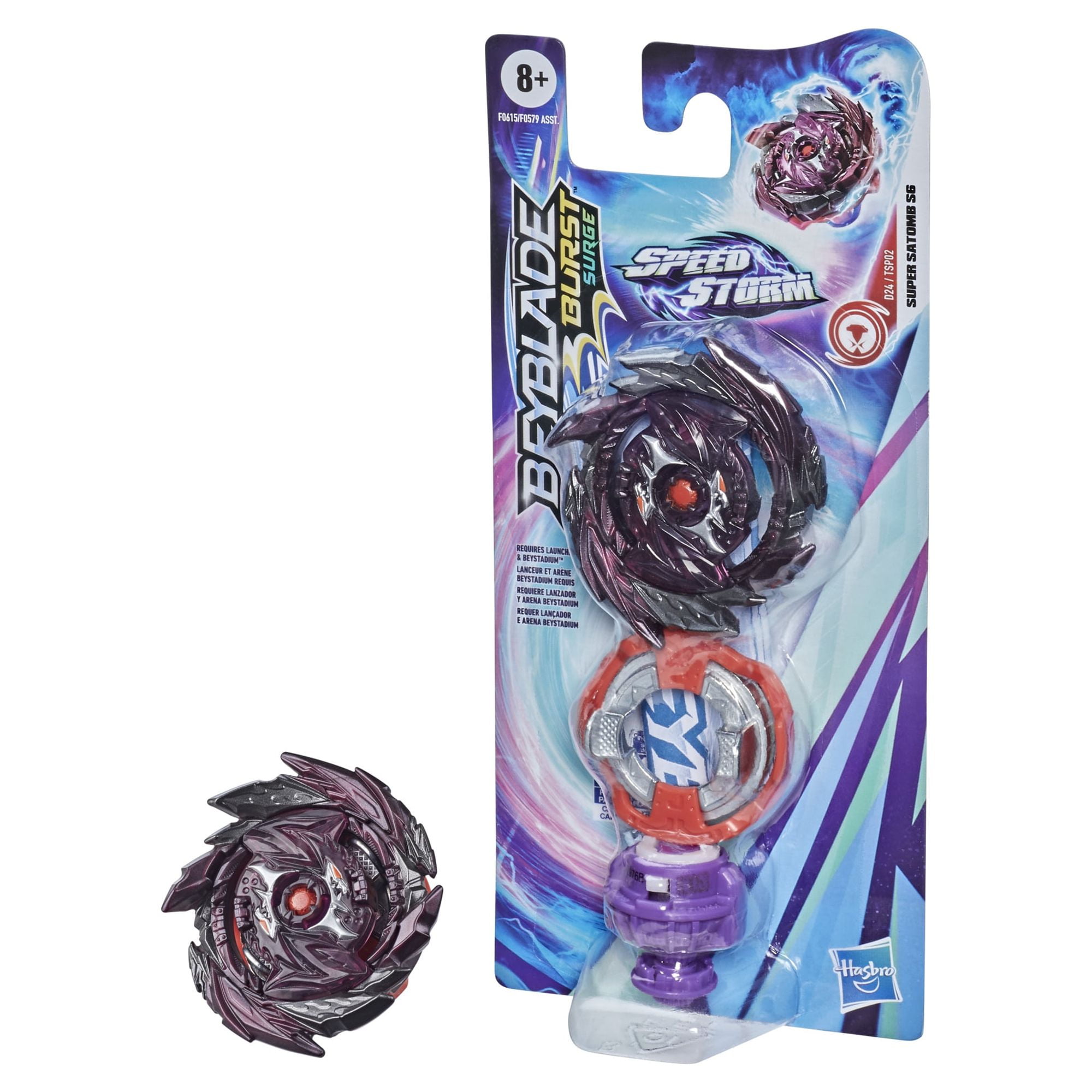 Beyblade Burst Surge Speed Storm Hasbro Super Satomb S6 F0615 Anime Bey Toy