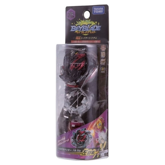 Beyblade Burst Takaratomy B-113 Hell Salamander, 12 Op Balance Booster Spin Top