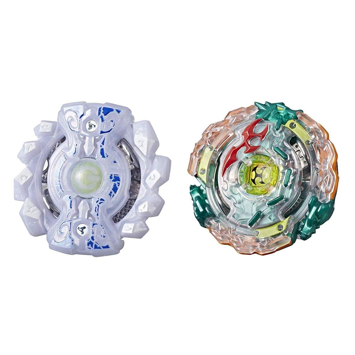 Beyblade Burst Turbo Slingshock Dual Pack Engaard E4 & Stone-X Quetziko Q4  ( 11D