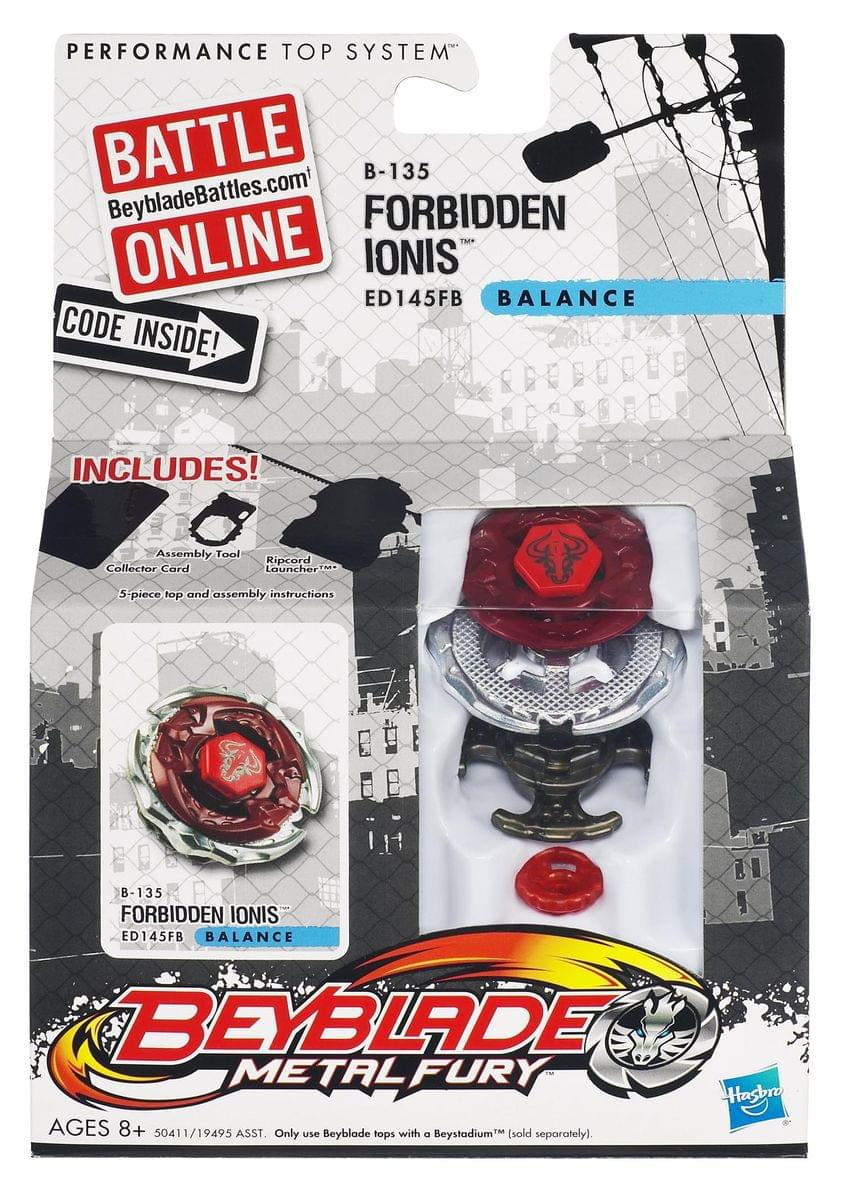 Beyblade Metal Fury Balance Battle Top B135 Forbidden Ionis+ 1 TOUP Collection Pegasus Offre Amz B007v0apum