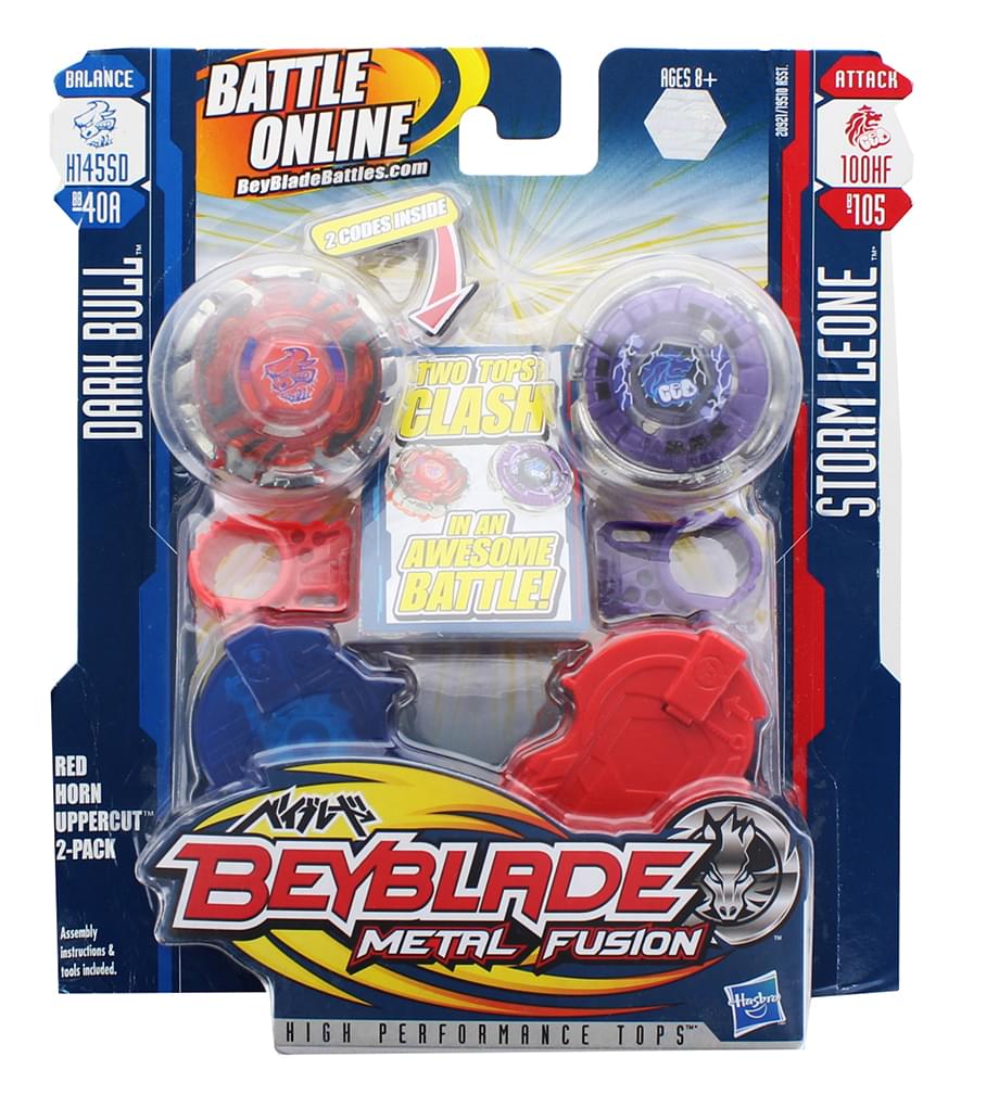 Beyblade Metal Fusion Battletop Faceoff: Red Horn Uppercut 2-Pack - image 1 of 2