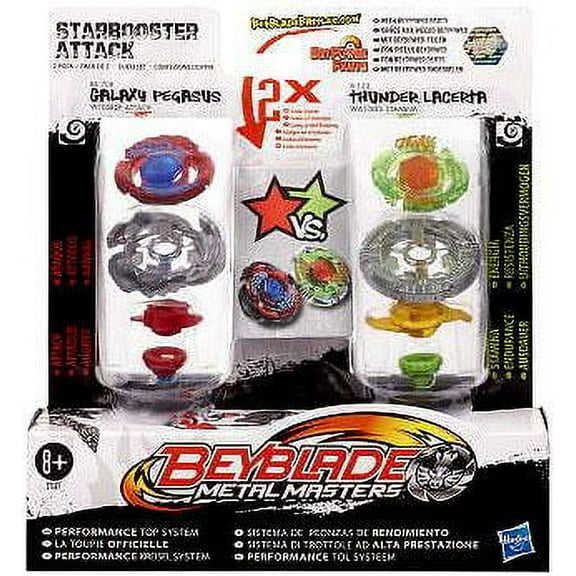 Beyblade Metal Masters Starbooster Attack 2-Pack BB70B