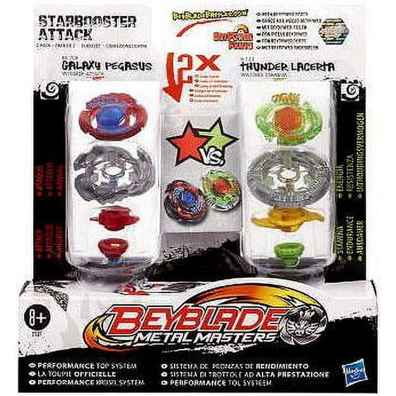 Beyblade Metal Masters Starbooster Attack 2-Pack BB70B