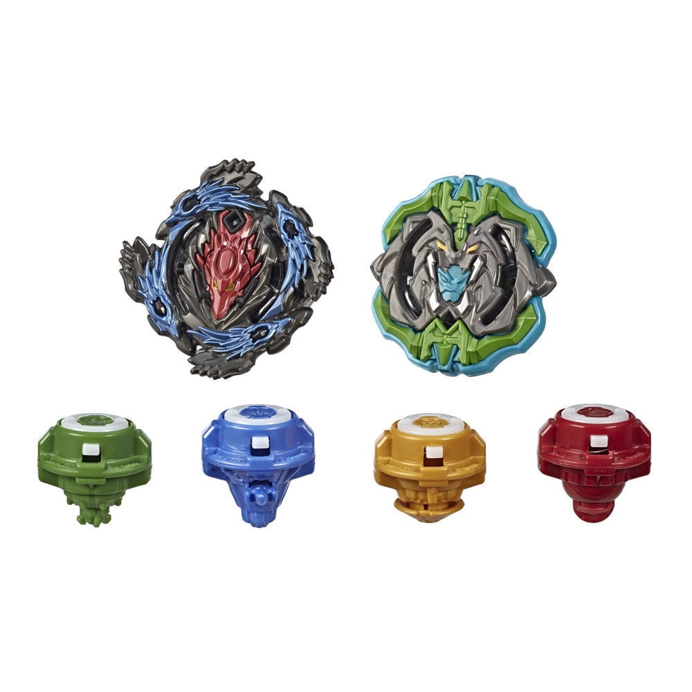 Beyblade Combo 4 Packs w/ Free Launcher Metal Fusion Metal Masters Metal  Fury