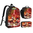 thumbnail image 1 of Beyblade Three piece backpack set young backpack combination backpack lunch bag pencil case, 1 of 5