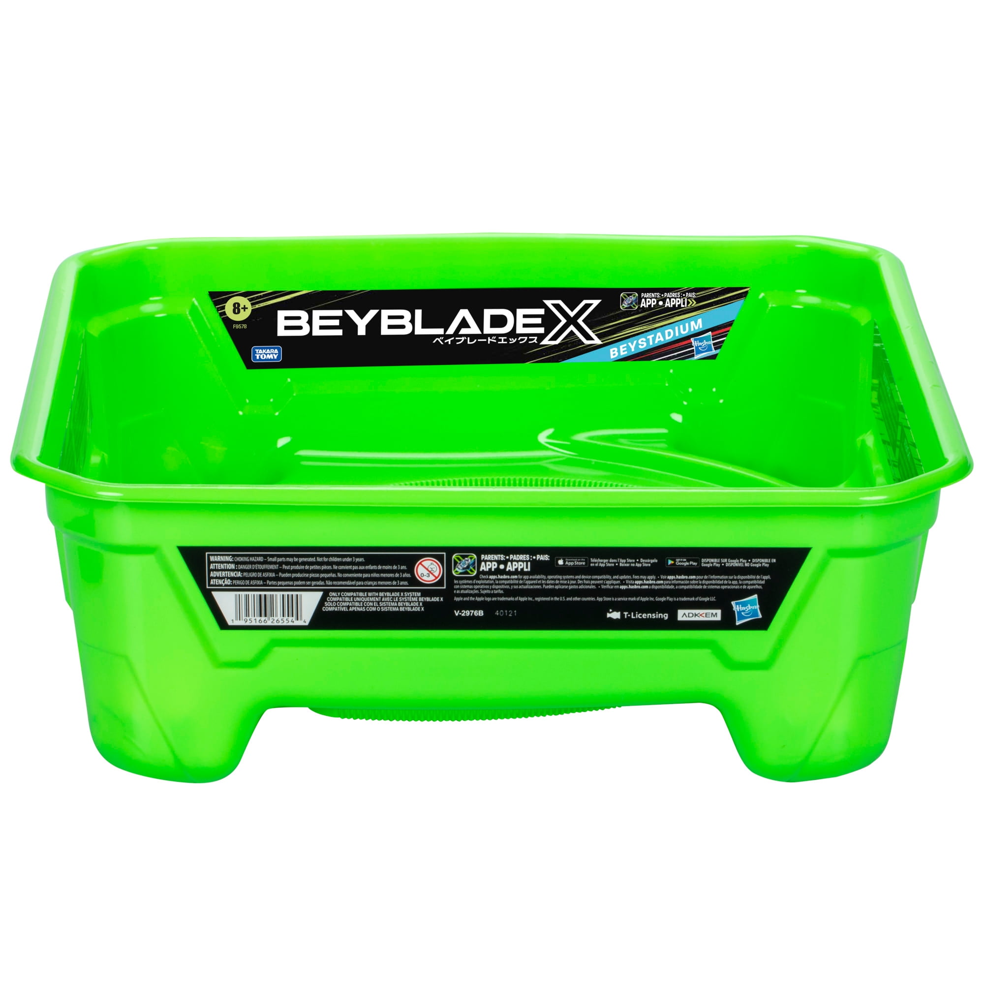Beyblade X Beystadium Green Battle Arena for Spinning Top-Toys