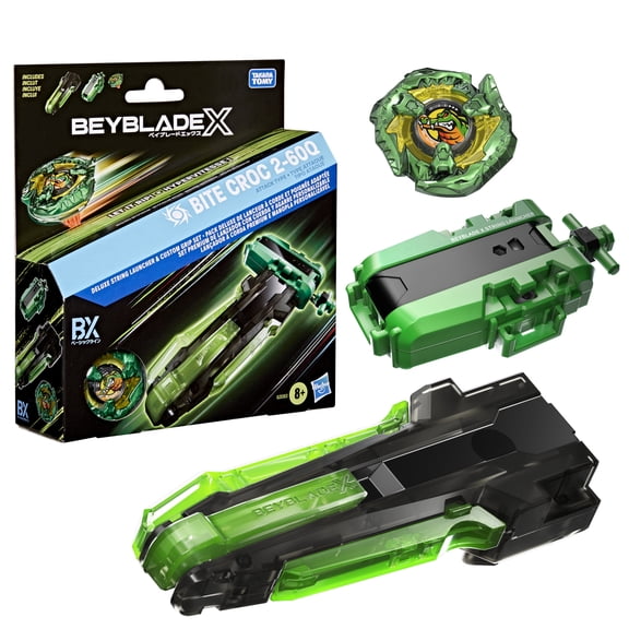 Beyblade X Deluxe String Launcher Battling Top with Custom Grip & Right-Spinning Toy, Birthday Gifts, Multicolor, Ages 8+