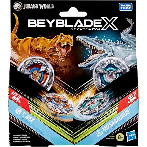Beyblade X Jurassic World T. Rex vs Mosasaurus Collaboration, Multipack