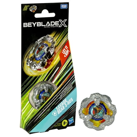 Beyblade X Savage Bear3-60S Booster Pack Set with Defense Type Battling Top, Ages 8+ price history and forecast - Beyblade G0286