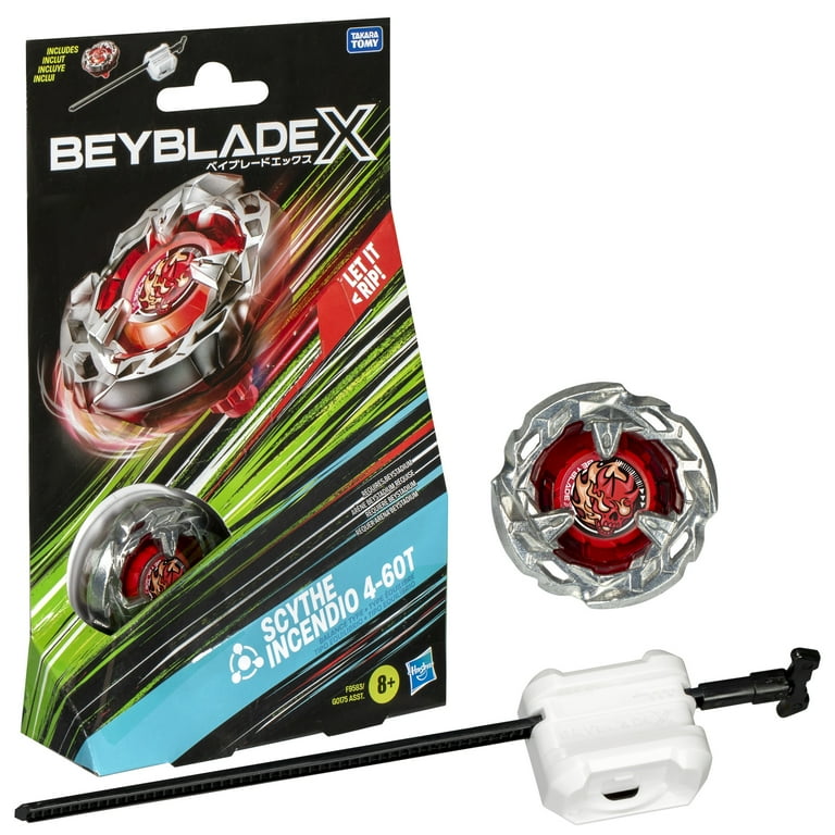 Beyblade X Scythe Incendio 4-60T Starter Pack Set, Balance