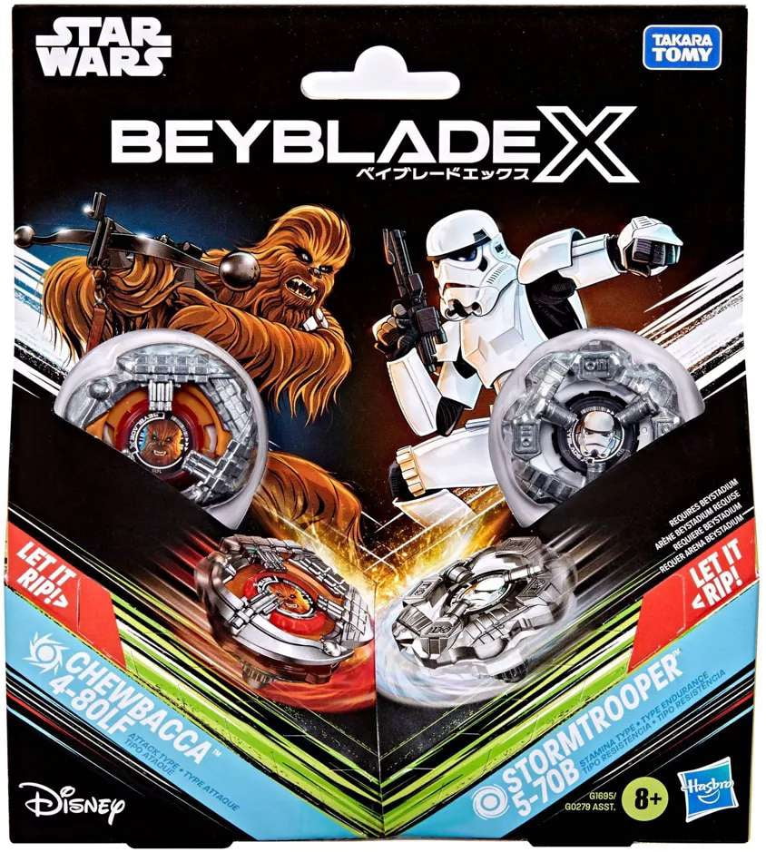 Beyblade X Star Wars  Chewbacca 4-80LF & Stormtrooper 5-70B Multi-Pack Set