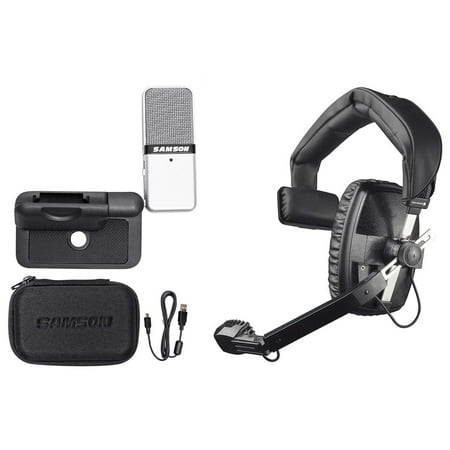 Beyerdynamic DT 108 400 Ohm Singe-Ear Broadcasting Headset+Samson USB GO Mic