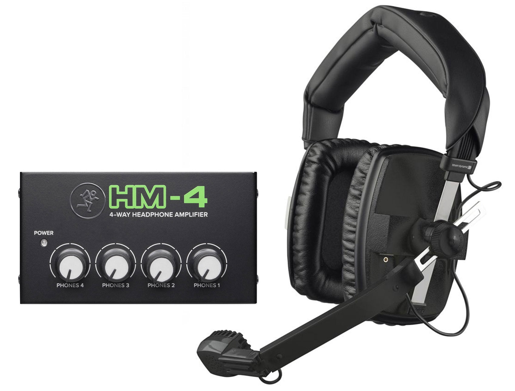 Broadcasting Headset Beyerdynamic DT 109 Black 50 ohm Broadcasting Headset Bundle with ...