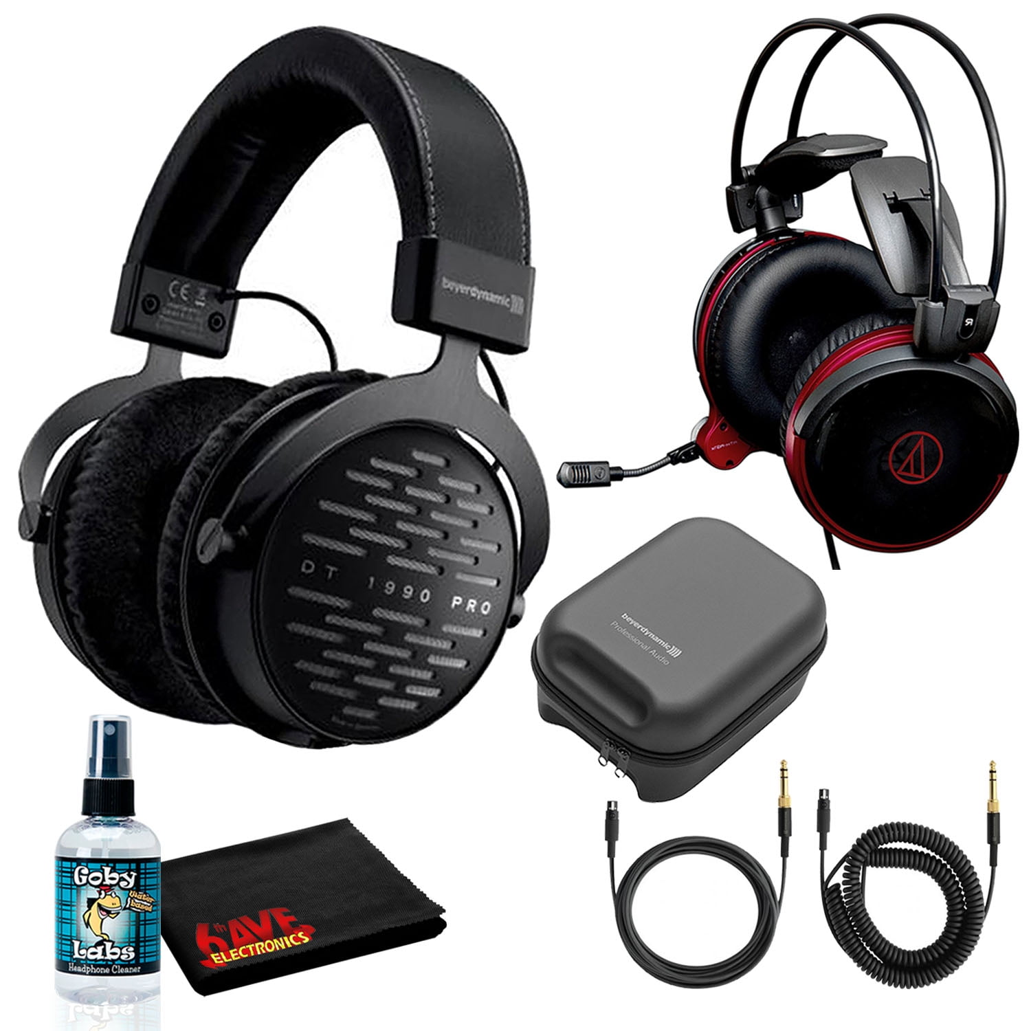 Beyerdynamic DT 1990 Pro Headphones 250 Ohm Bundle with ATH AG1x Gaming Headset Walmart