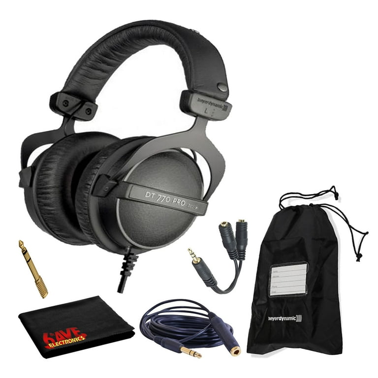 Beyerdynamic DT 770 Pro 32 Ohm Headphones with Splitter and