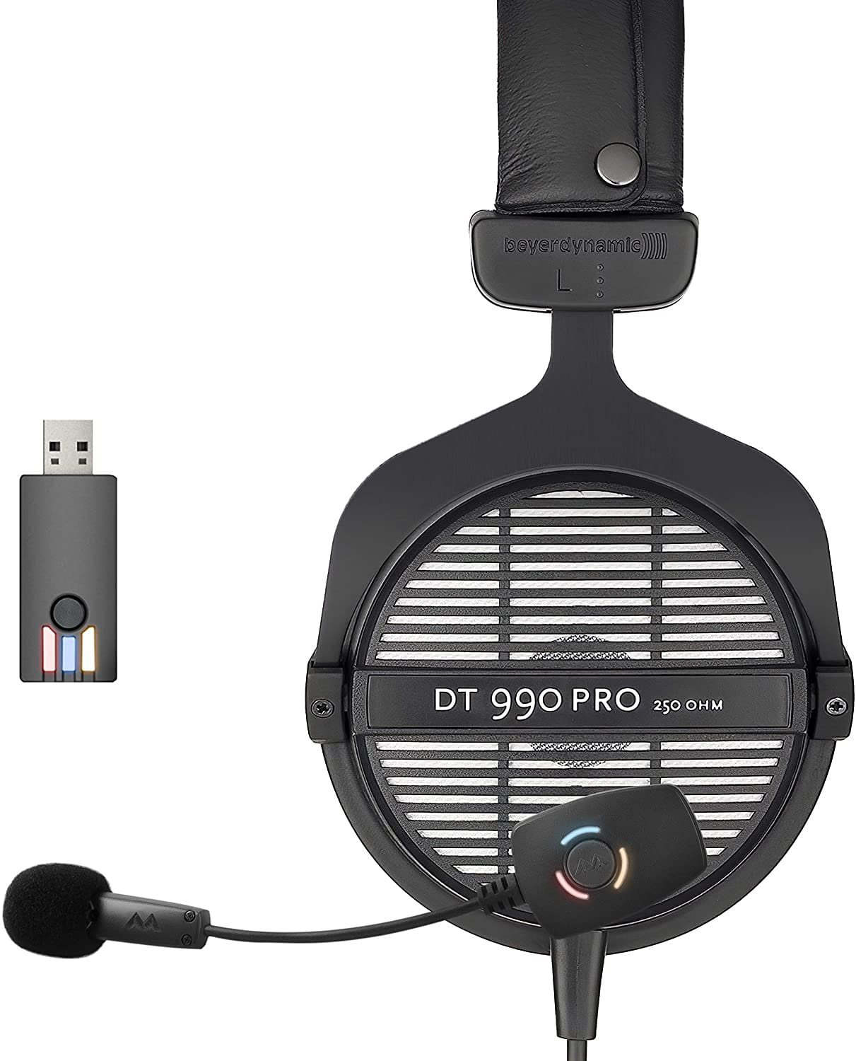Beyerdynamic DT 990 PRO 250 Ohm Headphones with Antlion Audio ModMic  Wireless Microphone 