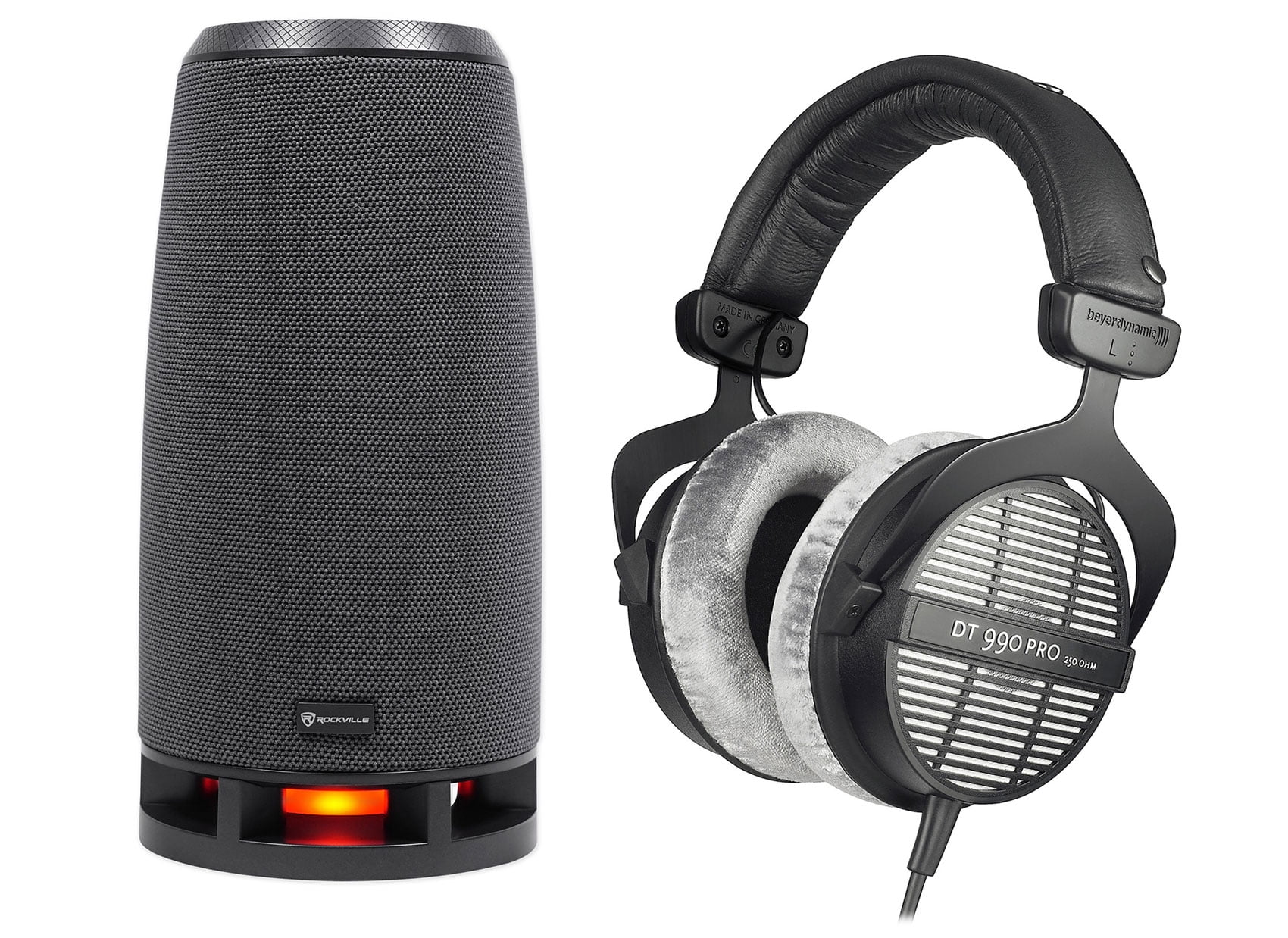 Bundle: beyerdynamic DT 990 Pro Studio Headphones 250 Ohms With FiiO K3s  Pocket-sized Headphone Amplifier