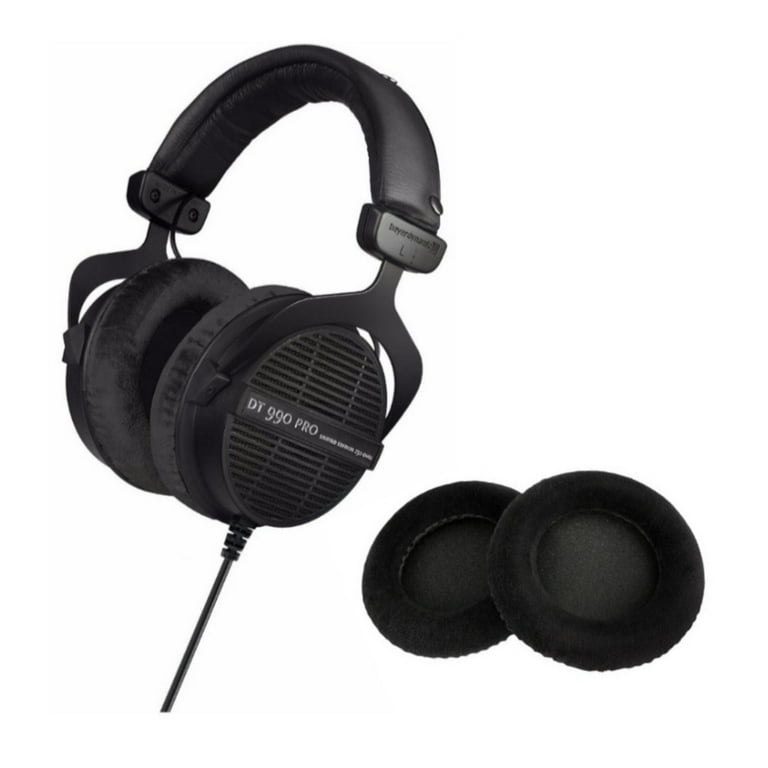 Beyerdynamic DT 990 PRO Studio Headphones Ninja Black Limited Edition Bundle Walmart