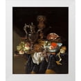 thumbnail image 1 of Beyeren, Abraham van 15x17 White Modern Wood Framed Museum Art Print Titled - Silver Wine Jug, Ham, and Fruit, 1 of 4