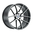 thumbnail image 1 of Beyern Aluminum Rim RITZ 20X10in Gloss Gunmetal with Brushed Face Finish, 2010BFT255120G74, 1 of 3