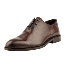 Beyoğlu Shoes Full Grain Leather with Leather Sole Men's Shoes, Suit Shoes Men, Business Shoes Men, Stylish and Classic Oxford Suit Shoes Men, Brown 40