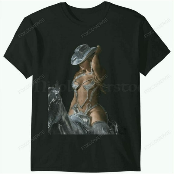Beyoncé Renaissance Tour T-Shirt, Concert Merch Tee, Fan Gift Shirt,Black Color,Size L