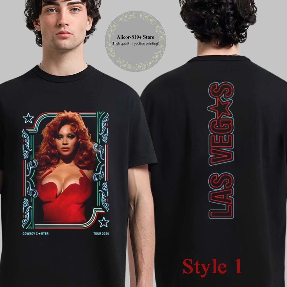 Beyonce Cowboy Carter Tour 2025 Las Vegas Exclusive T Shirt - Walmart.com