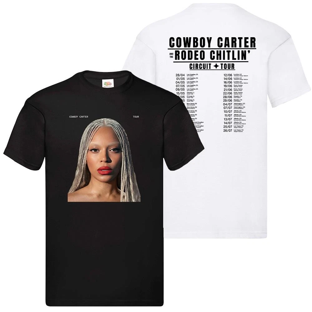 Beyonce Cowboy Carter Tour 2025 TShirt Concert Dates Music Fan Tee