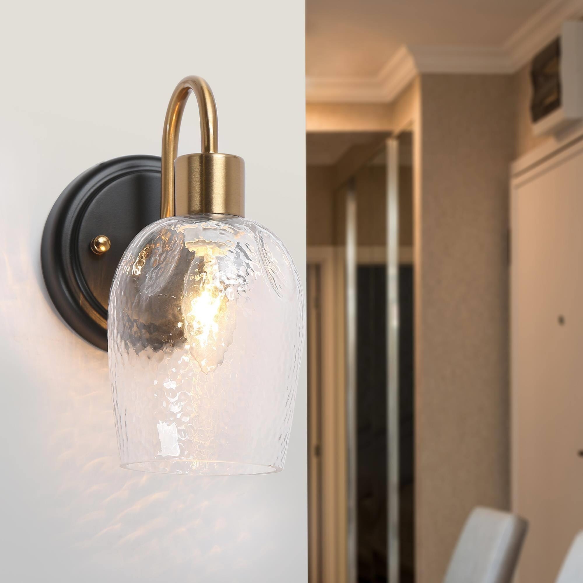 Beyond 1/2/3/4Light MidCentury Modern Bathroom Vanity Light Black