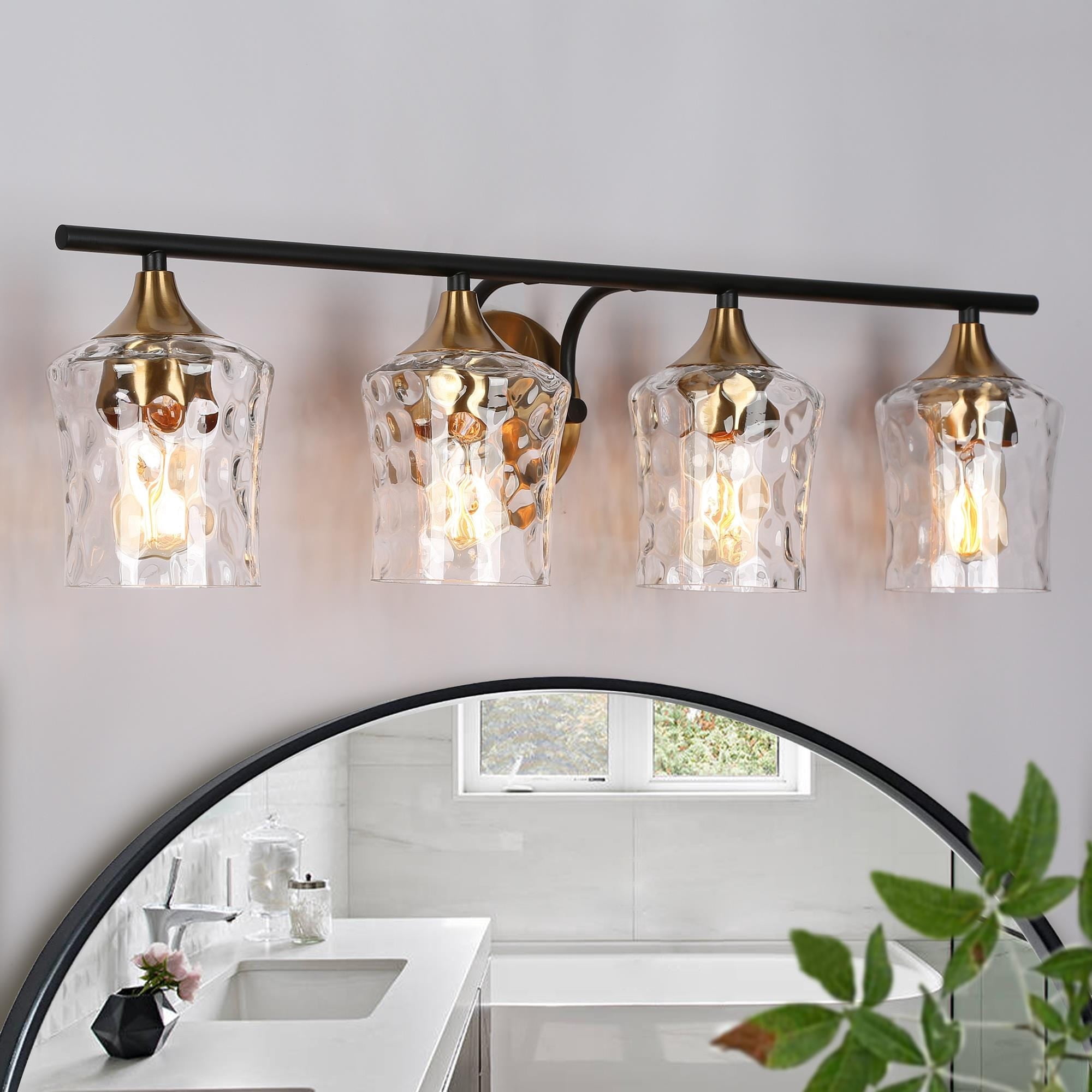 Beyond 2/3/4-Light Modern Gold Bathroom Vanity Light Wall Sconce with ...
