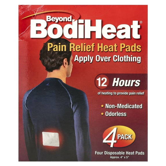Beyond BodiHeat Heating Pads, 4 Count