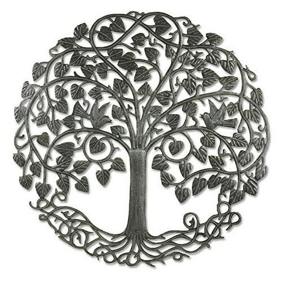 Beyond Borders Circle Tree of Life Haitian Wall Art
