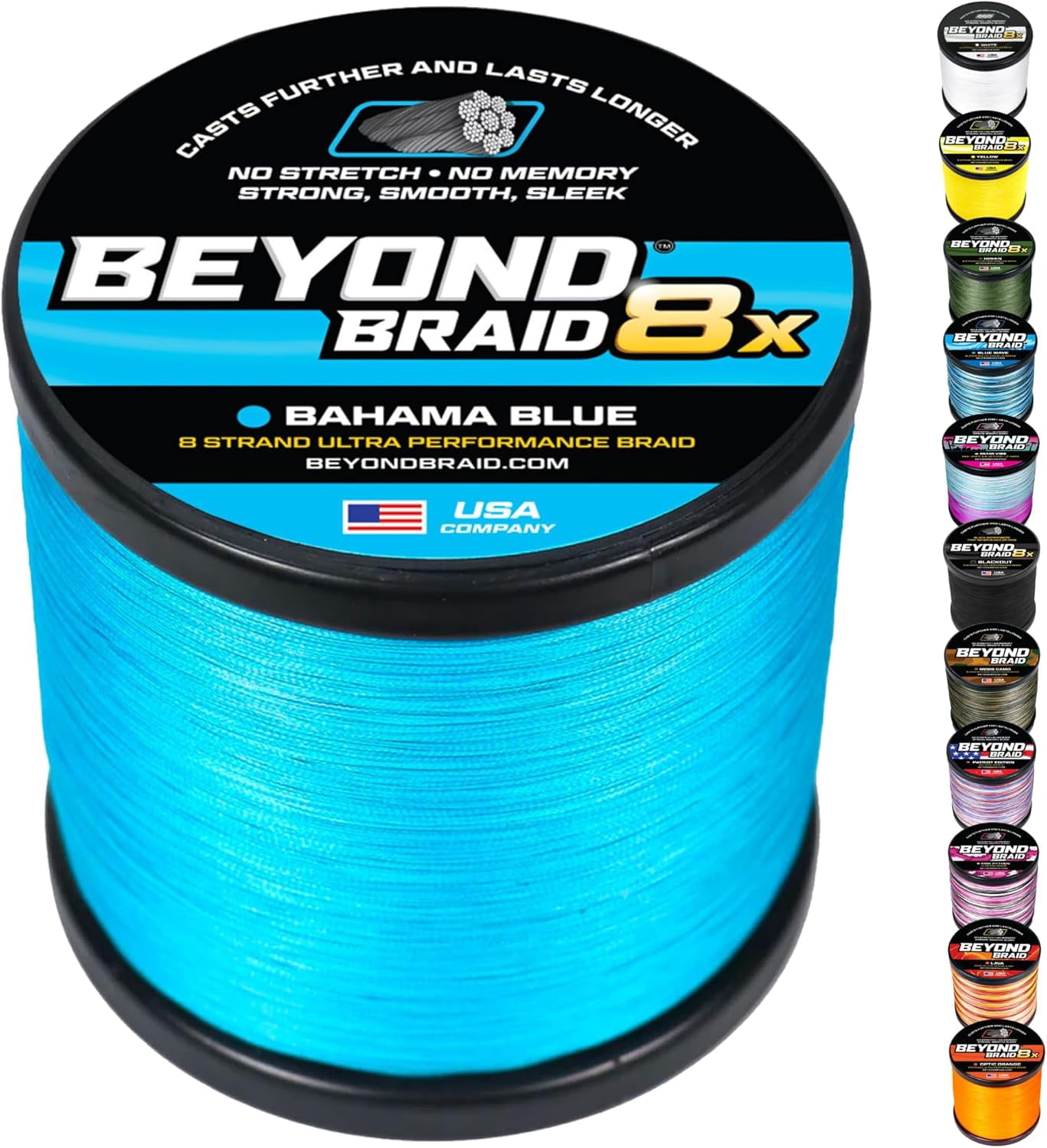 Beyond Braid Bahama Blue 500 Yards 50LB