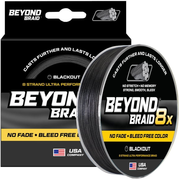Beyond Braid Blackout No Fade 8X 300 Yards 50LB