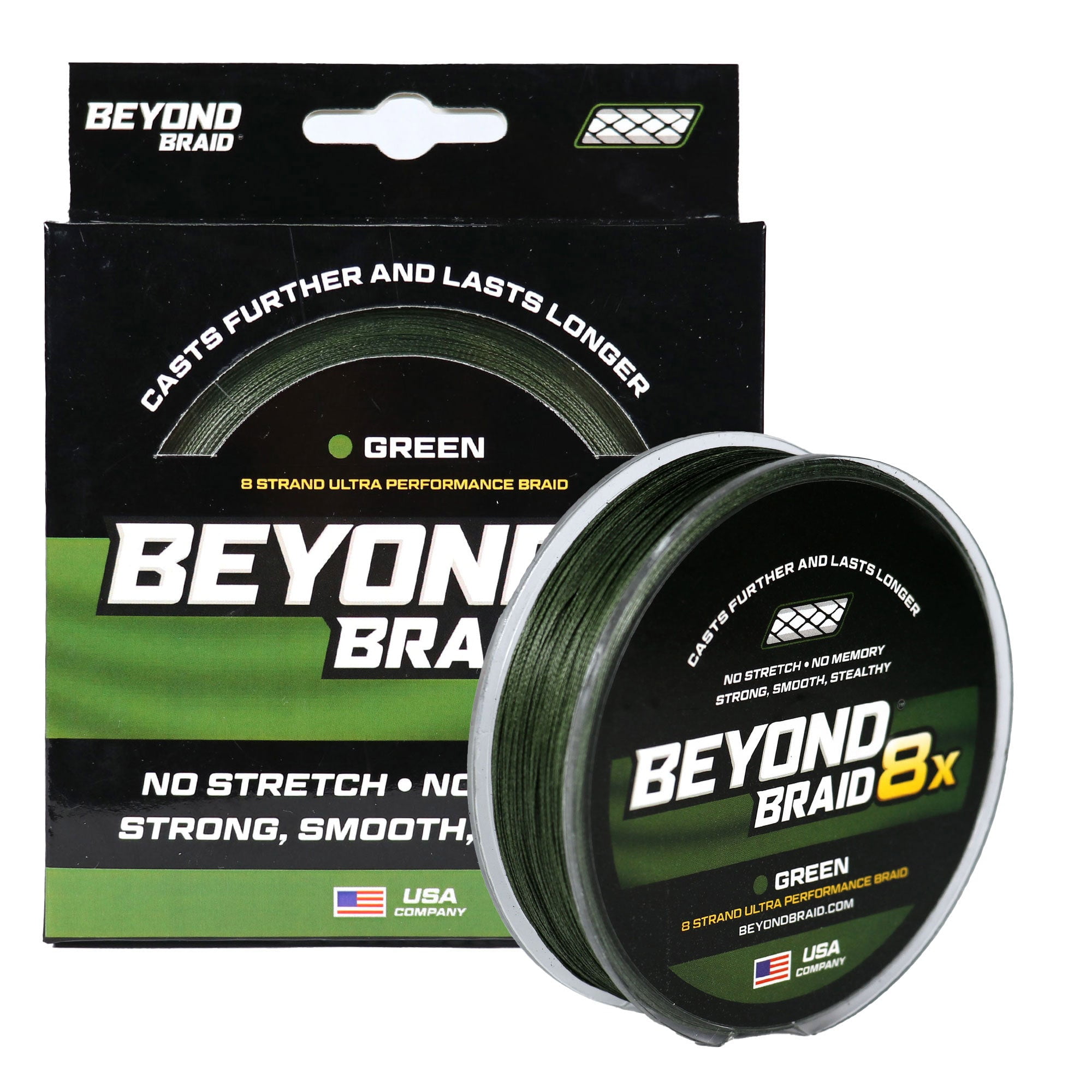 Beyond Braid Braided Fishing Line - Abrasion Resistant - No Stretch