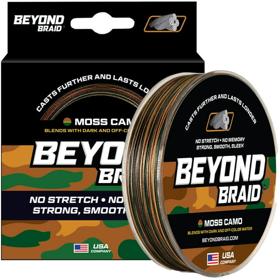 Beyond Braid Moss Camo 1000 yards 50lb