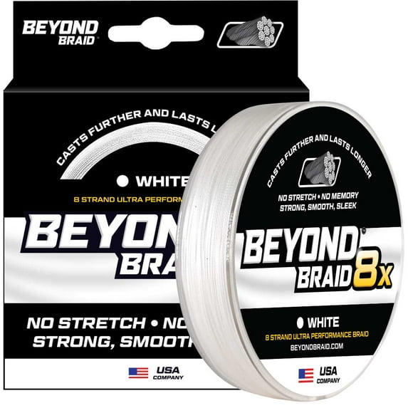 Beyond Braid White 8X Strand 500 Yards 60lb
