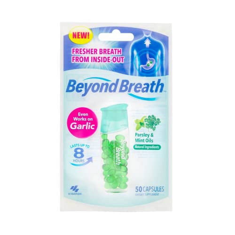 Beyond Breath Mint Breath Freshening Capsules 50 Count