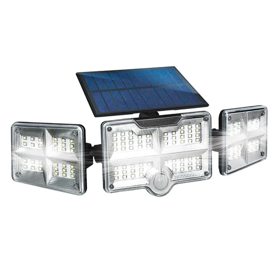 Beyond Bright X3 Motion Activated Ultra Bright Solar Flood Light, 270 Degree Beam Spread.