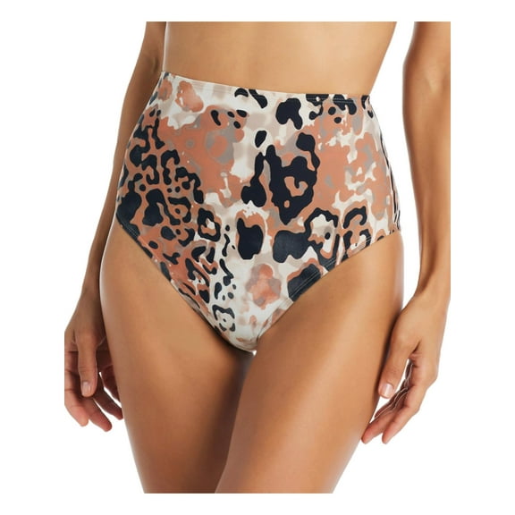 Beyond Control Swimwear Womens Animal Print Nylon Swim Bottom Separates