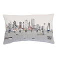 thumbnail image 1 of Beyond Cushions Dallas Prince Day Embroidered Skyline Pillow, 1 of 1
