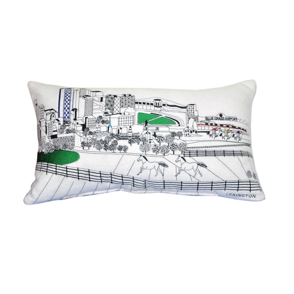 Beyond Cushions Lexington Prince Day Embroidered Skyline Pillow