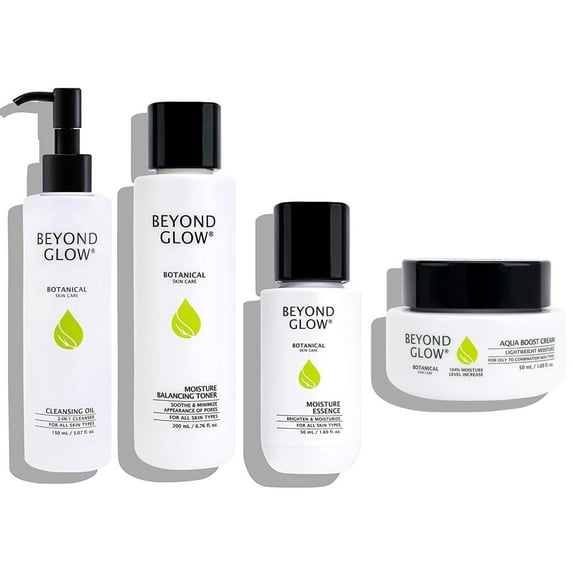 Beyond Glow Cleansing Oil + Toner + Essense + Aqua Cream