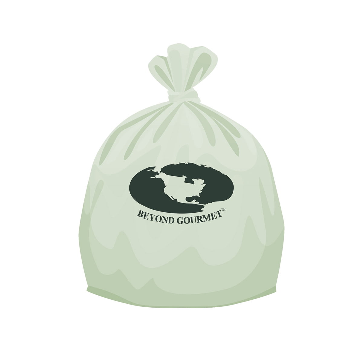Beyond Gourmet Compost Trash Bags, Biodegradable BPI ASTM D6400