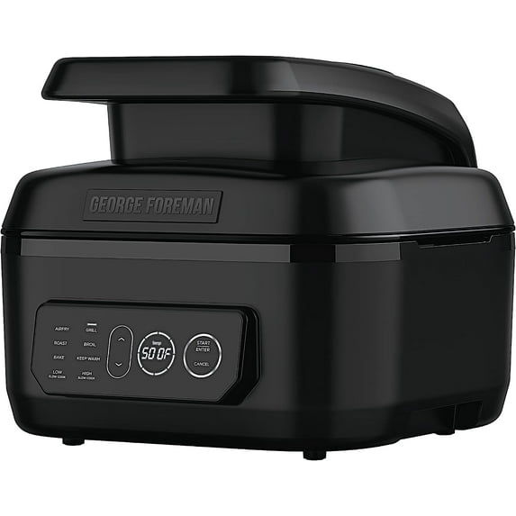 Beyond Grill™ 7-in-1 Electric Indoor Grill with Air Fry Technology, Black, Large