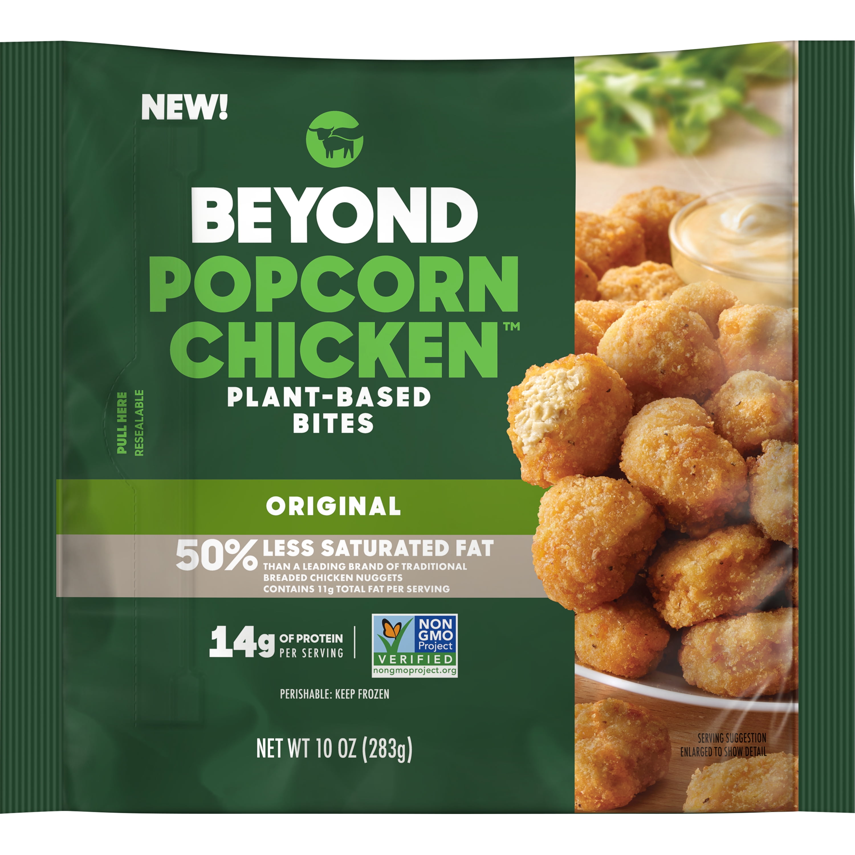 Beyond Meat Beyond Popcorn Chicken PlantBased Bites 10 oz Packaged